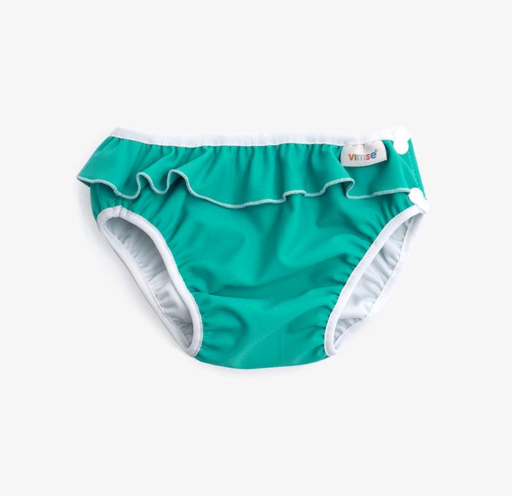 Image du produit ImseVimse Badewindel XXL 13-17 Kg - grün Rüschen (1 pcs)