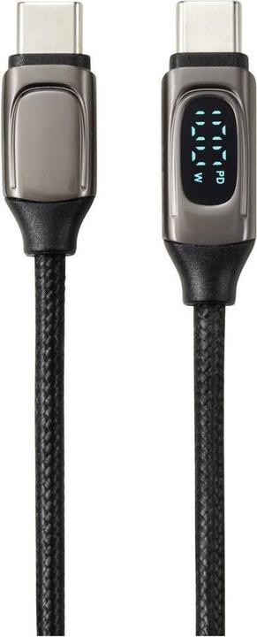 Renkforce USB-Kabel USB 2.0 USB-C® Stecker 1.00 m Aluminium (Metallic) Geflechts (1 m, USB 2.0, 100 W)