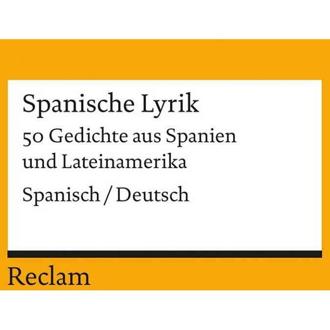 Spanische Lyrik, Belletristik von Jürgen von Stackelberg