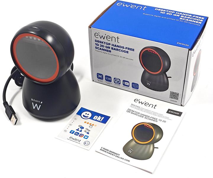 Produktbild Ewent EW3450 (1D-Barcodes, 2D-Barcodes)