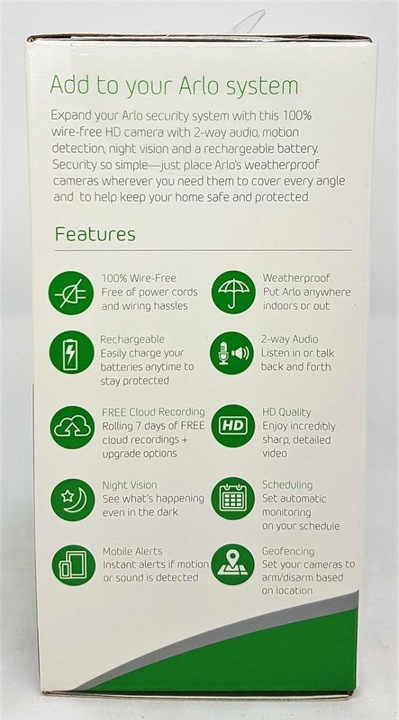 Actual product image Arlo Per single camera (1280 x 720 pixels)