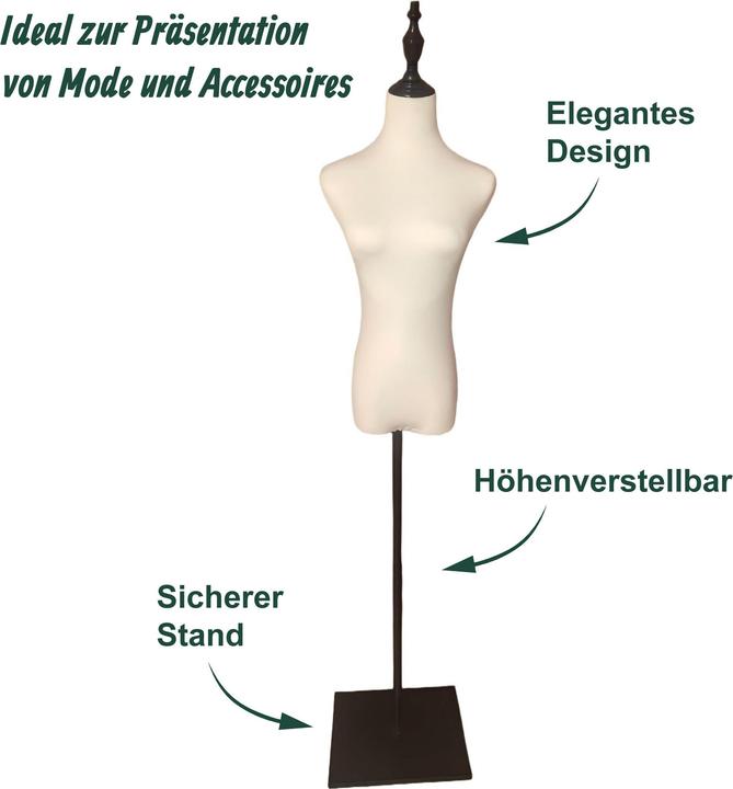 Actual product image Relaxdays Schneiderpuppe 36/38 PE