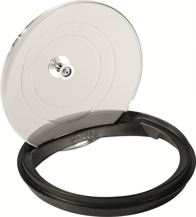 Actual product image Staub Glass lid with holder for pot, 26cm (26 cm, Plastic, Glass)