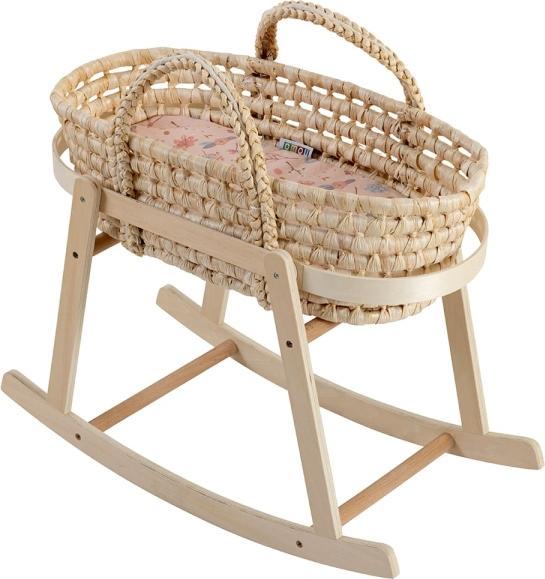 Howa Culla per bambole Miniflowers con cesto per bambole rimovibile
