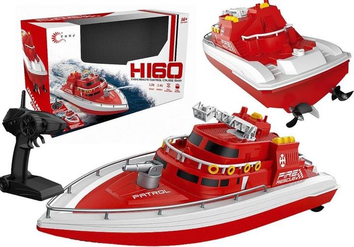Image du produit Nuance Ferngesteuertes Boot HI60 1:28 rot