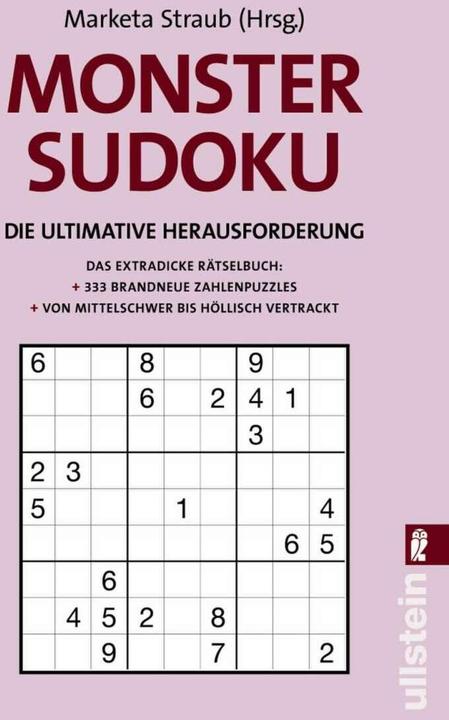 Produktbild Monster-Sudoku (Deutsch, Marketa Straub, 2007)