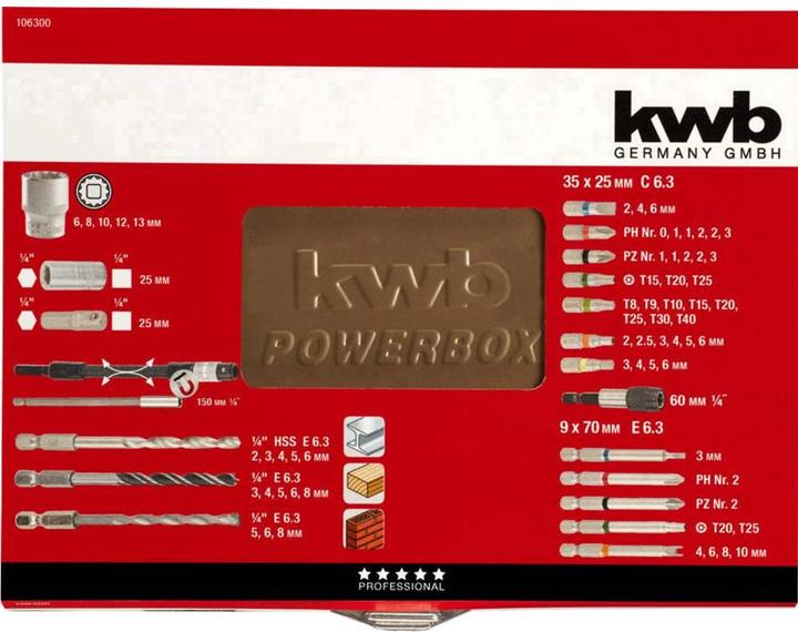 Produktbild kwb Power Box (Sechskant (hexagonal))
