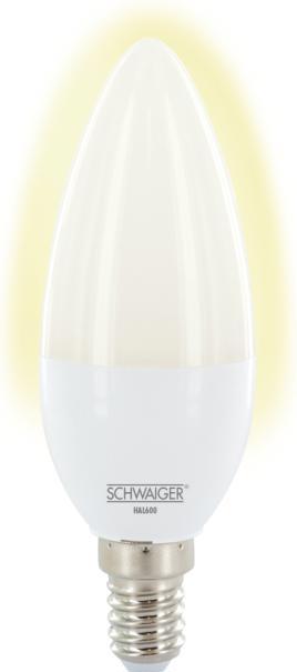 Produktbild Schwaiger Zigbee Smart Home dimmbares Wohnlicht LED (E14, 470 lm)