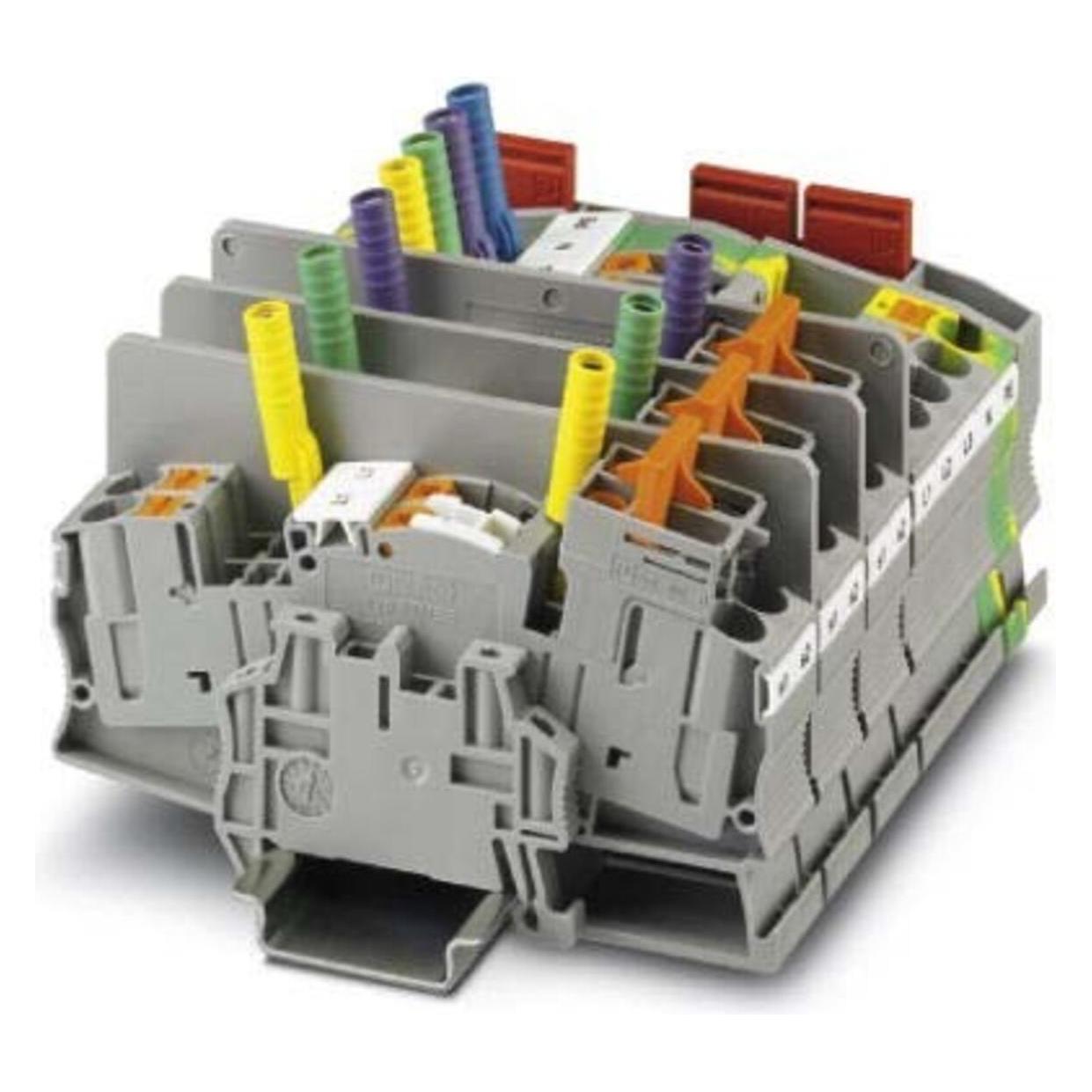 Phoenix Contact Grigio Ptme 6-Set Power 3035991 Trasformatore Di Misura Terminale Di Scollegamento 1 Set, Cavo + Spina Elettrica,