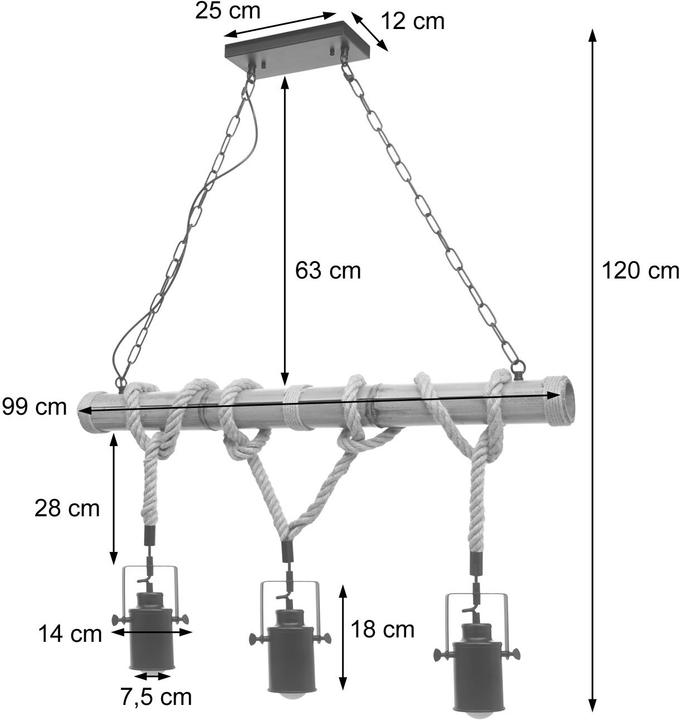 Actual product image Jamb Industrial (E27)