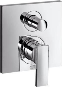hansgrohe AXOR Citterio Single lever bath mixer flush-mounted, integrated fuse combination