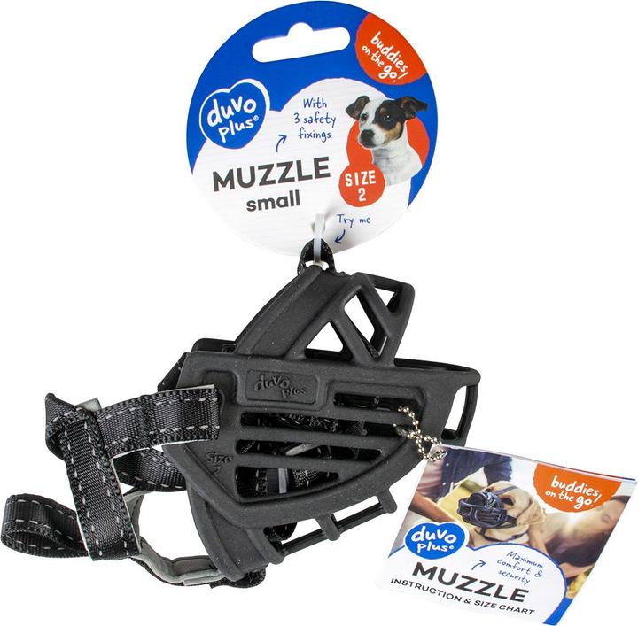 Actual product image Duvoplus Rubber dog muzzle (S, Dog, General)