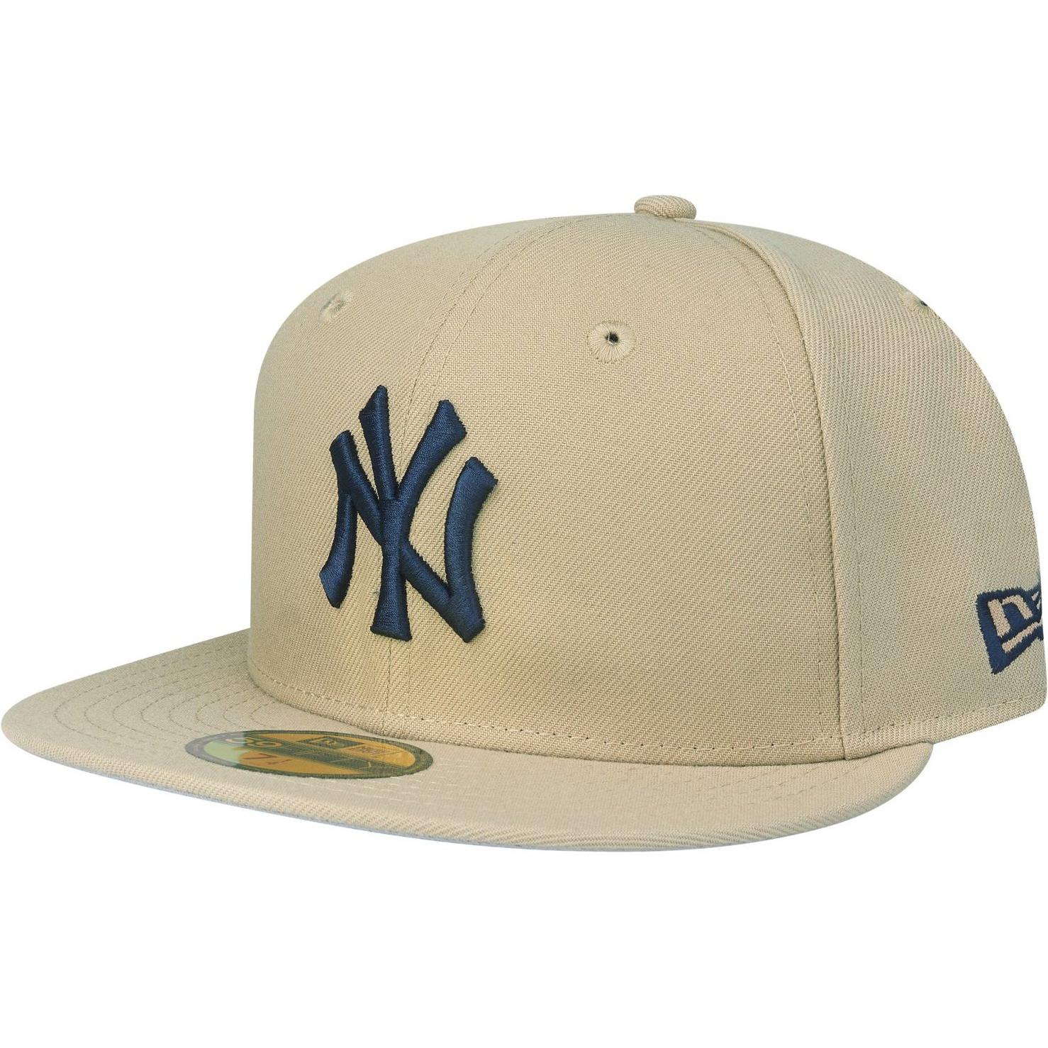 New Era, Herren, Cap, 59Fifty Fitted Cap - New York Yankees camel - 6 7/8, Beige, (6 7/8)