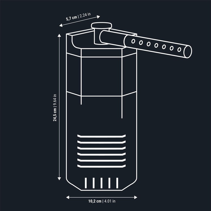 Produktbild Dennerle Nano Eckfilter (100 l, Innenfilter, Süsswasser)