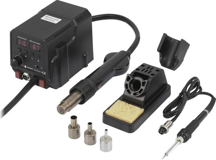 Immagine prodotto Toolcraft ZD-8922 SE Stazione di saldatura/dissaldatura digitale 360 W 50 - 480 °C incl. punta di saldatura