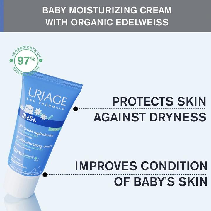 Productafbeelding Uriage Bébé 1e vochtinbrengende crème (40 ml, Dagcrème)