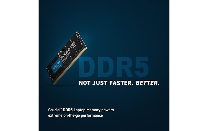 Produktbild Crucial CT16G56C46S5 (1 x 16GB, 5600 MHz, DDR5-RAM, SO-DIMM)