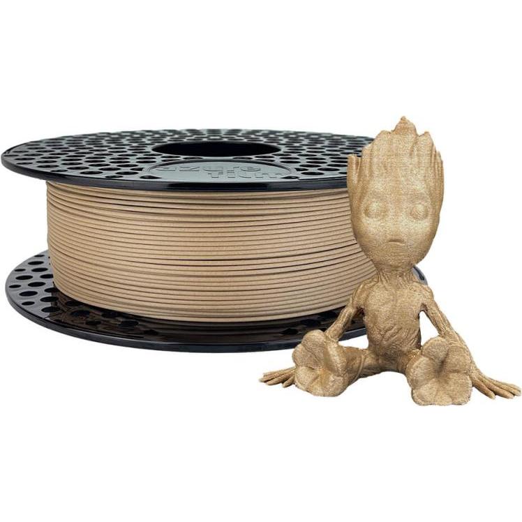 AzureFilm Wood Bamboo 1,75mm 750g 3D Filament (PLA, 1.75 mm, 750 g), 3D Filament