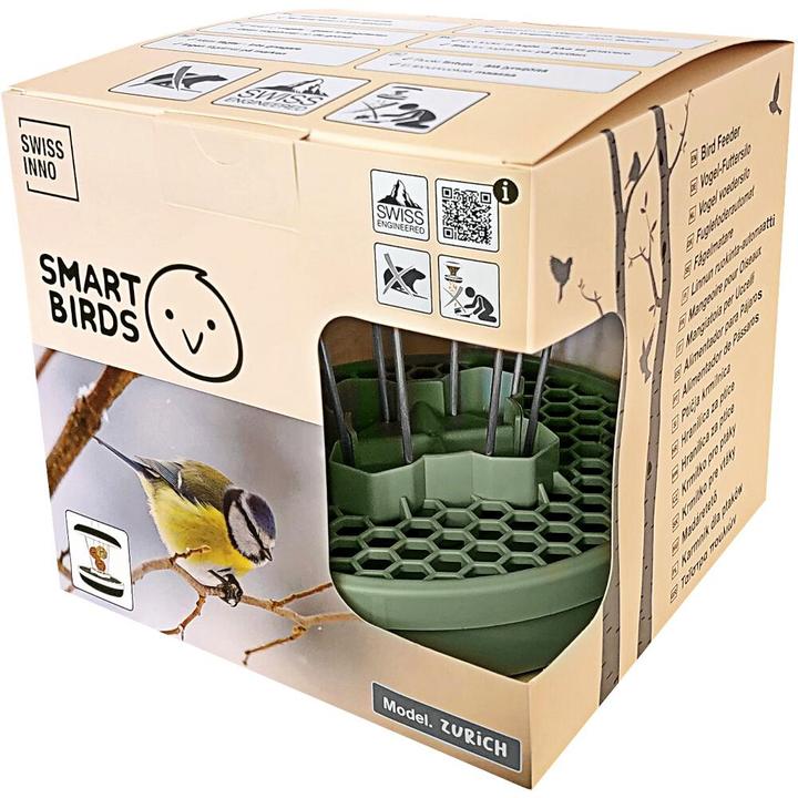 Produktbild Swissinno Vogel-Futtersilo Zurich lorbeergrün SMART BIRDS