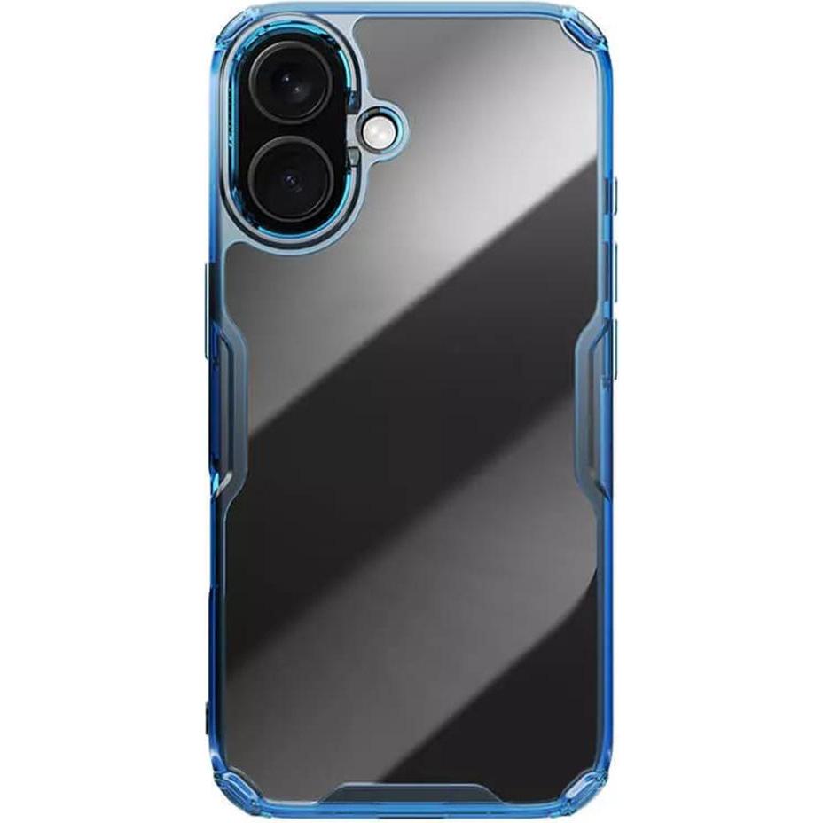 Nillkin - Nature TPU Pro Case - iPhone 16 Plus - Blue (Apple iPhone 16 Plus), Cover smartphone, Blu