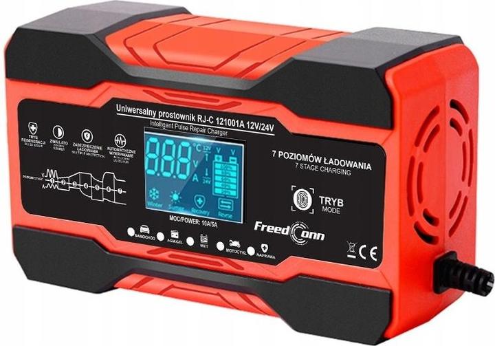RJ Tianye Prostownik akumulatorowy RJ-C 121001A 12V 10A /24V 5A (12V, 24V, 10 A)