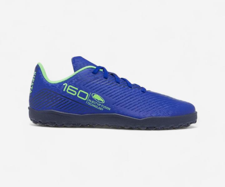 Immagine prodotto Kipsta Scarpe da calcio multispeed da bambino TF con lacci - 160 Turf blu (35)