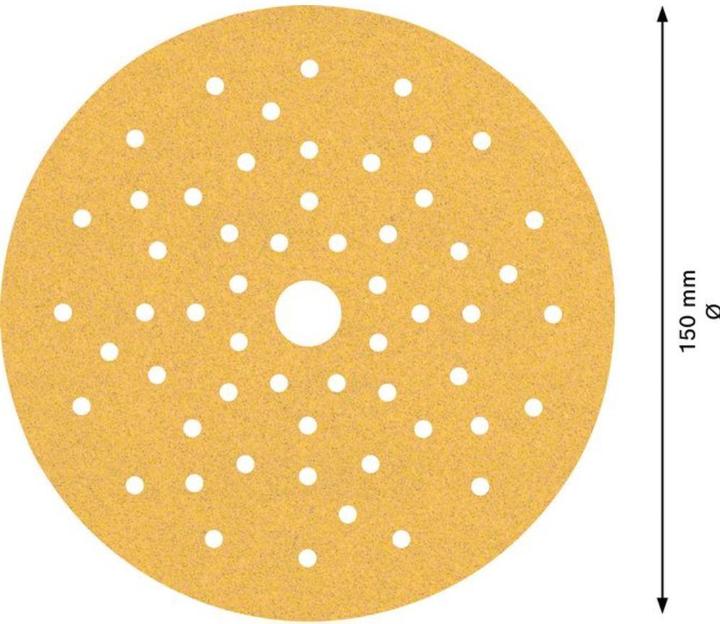 Actual product image Bosch Professional Zubehör Expert C470 Sandpaper multi-hole for random orbital sander, 150 mm, G 100, 50 pcs. (100)