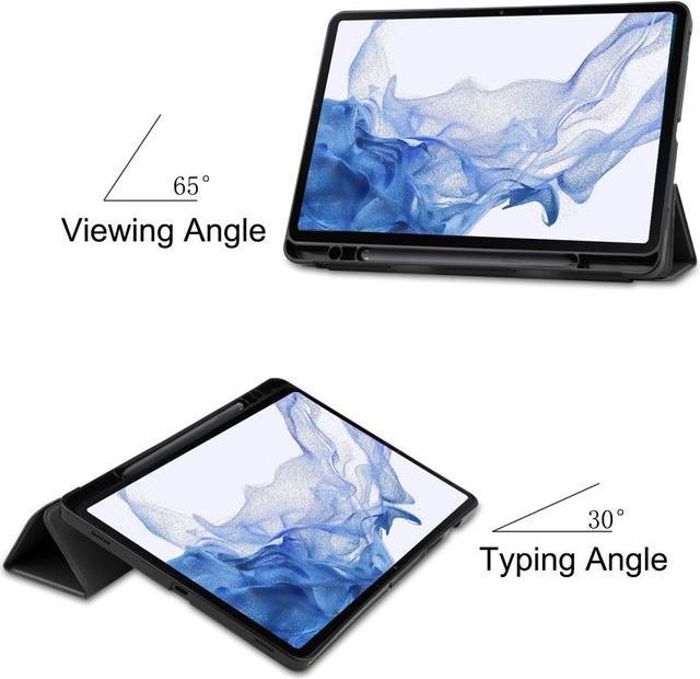 Image du produit MU Classic Étui en cuir pliable trois fois (Galaxy Tab S8)
