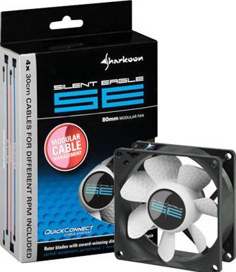 Actual product image Sharkoon Silent Eagle SE (80 mm)