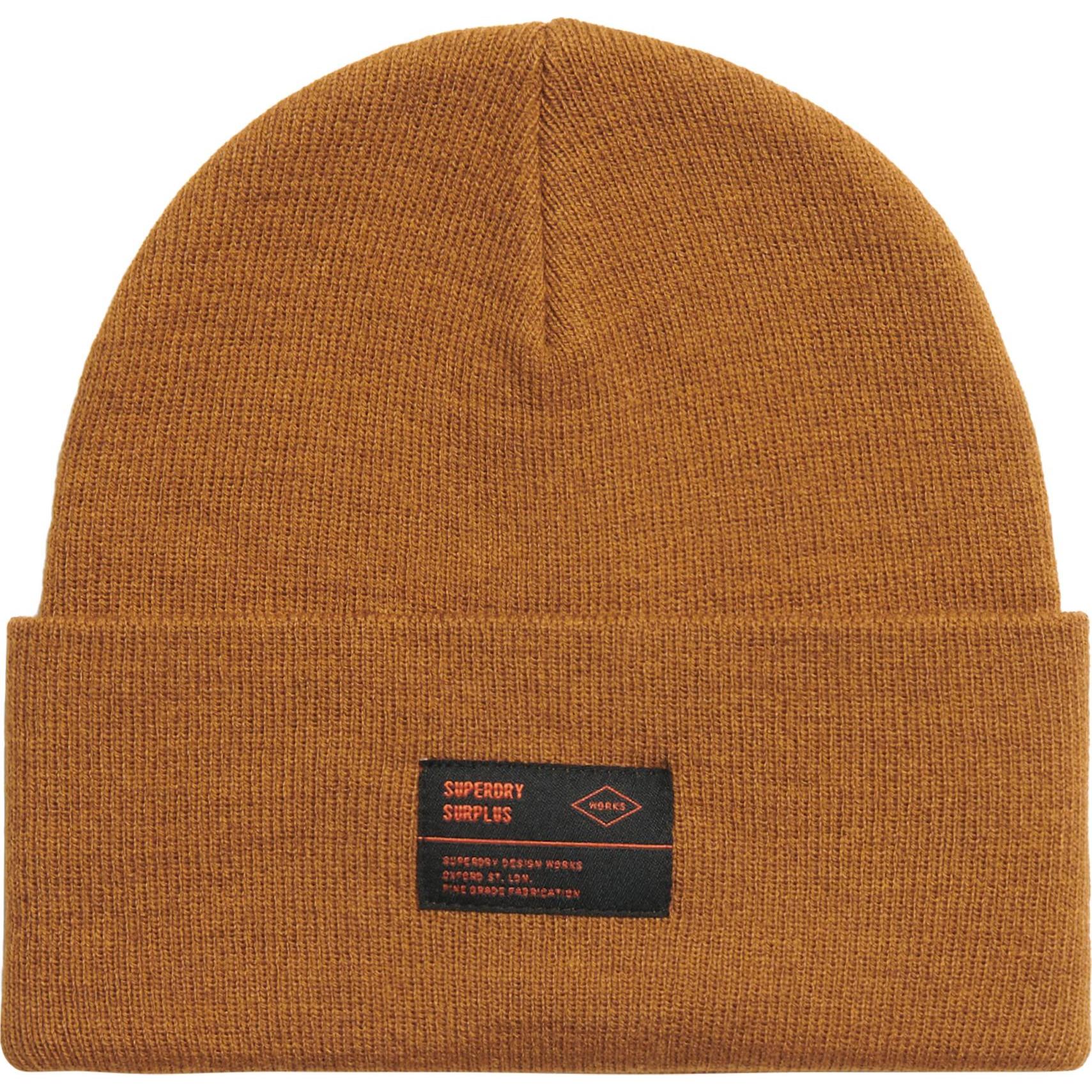 Superdry, Herren, Mütze, strickmütze kind surplus, Braun