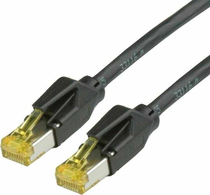 Draka Comteq Cat.6a 10m Cat6a S/FTP (S-STP) Black (S/FTP, CAT6a, 10 m)