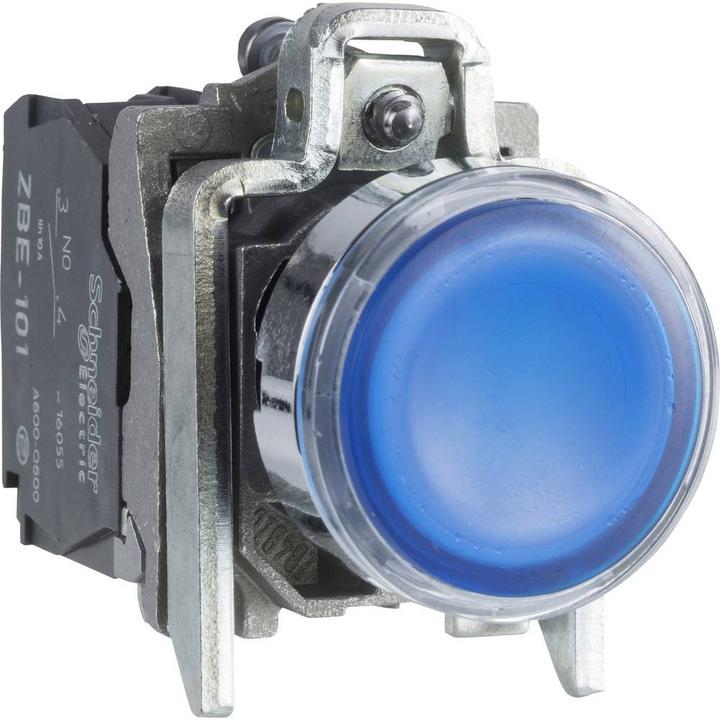 Produktbild Schneider Electric Leuchtdrucktaster 1Ö 1S blau