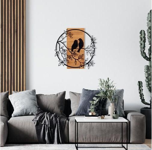 Produktbild Wallxpert Wanddekoration Vogel 59.5 cm x 58.5 cm