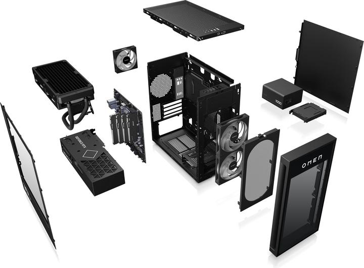 Actual product image HP Gaming PC OMEN 35L GT16-0768nz, Prozessorfamilie: Intel (Intel Core Ultra 7 265, 32.77 GB, 2000 GB, GeForce RTX 5080)