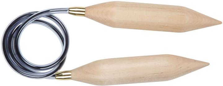 Knitpro Ago circolare per maglieria JUMBO Birch
