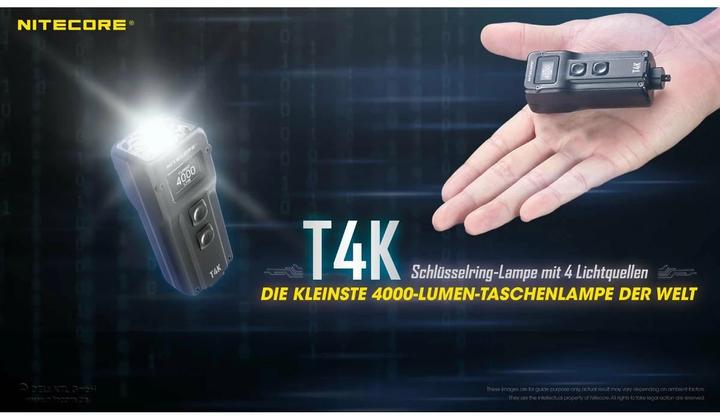 Produktbild Nitecore T4K - 4000 Lumen (8.20 cm, 4000 lm)