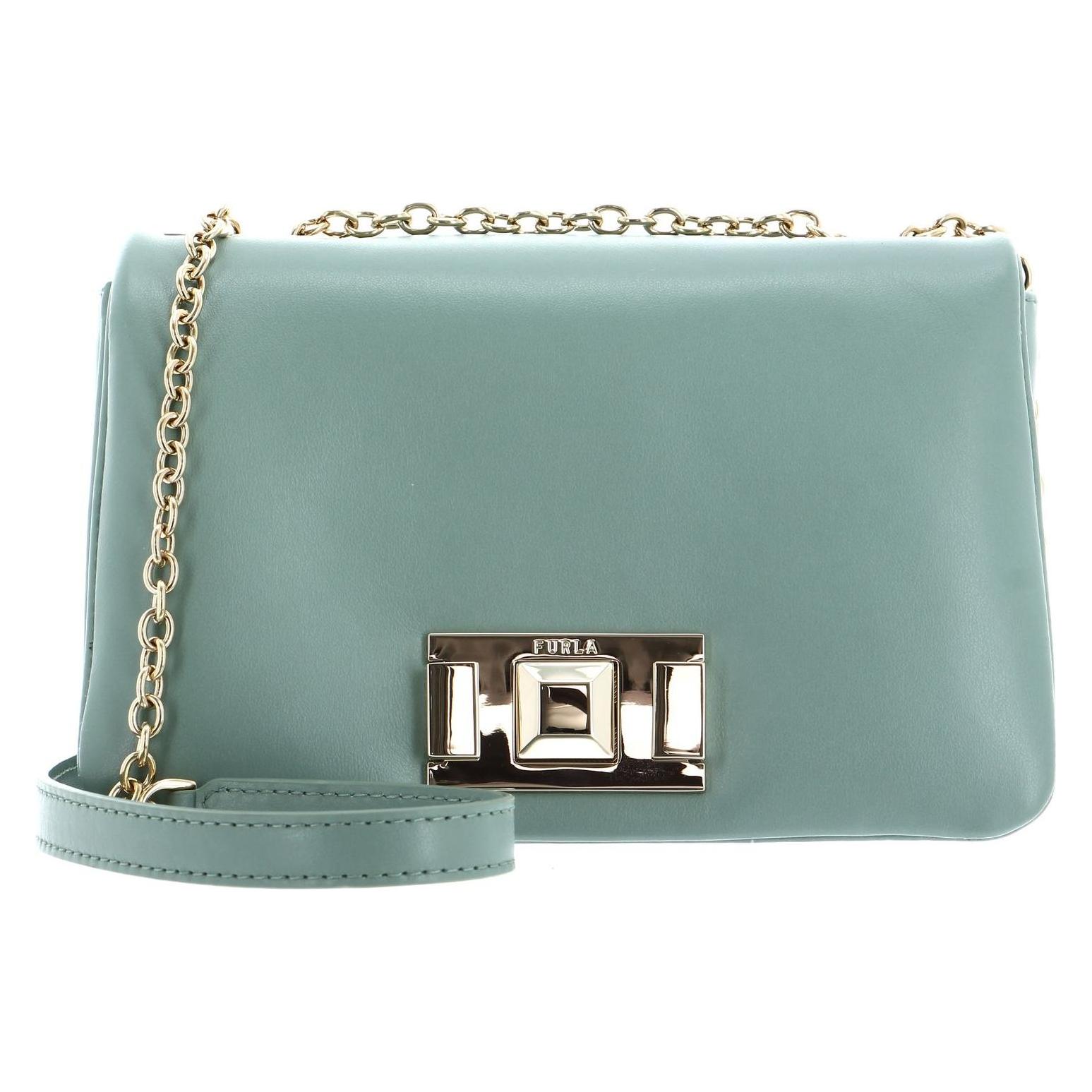 Furla, Damen, Handtasche, Umhängetasche "Lulu" Mint, Grün