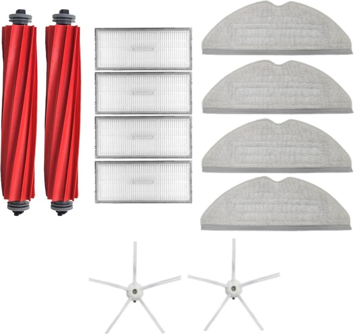 Actual product image Roboparts Zubehör-Set für Roborock S7 MaxV/ S7 MaxV Plus/ S7 MaxV Ultra - weiss
