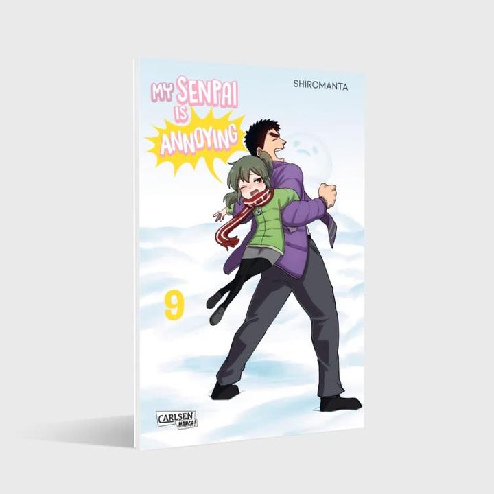Actual product image My Senpai is Annoying 9 (German, Luise Steggewentz, Shiromanta, 2025)