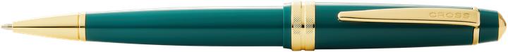 Productafbeelding Cross Balpen Kruis Bailey licht glanzend groen hars, goudkleurig afgewerkt in geschenkverpakking (Gouden fittingen, Groen, 1 x)