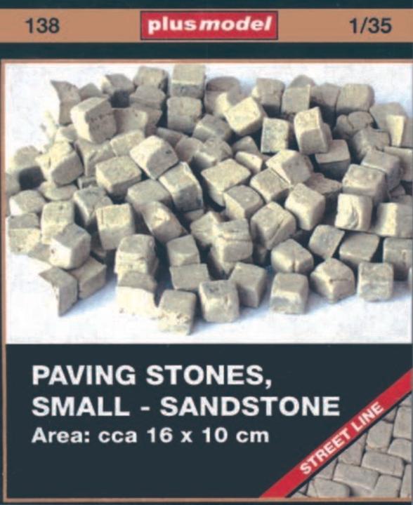 Plus Model Pflastersteine, klein, Sandsteine