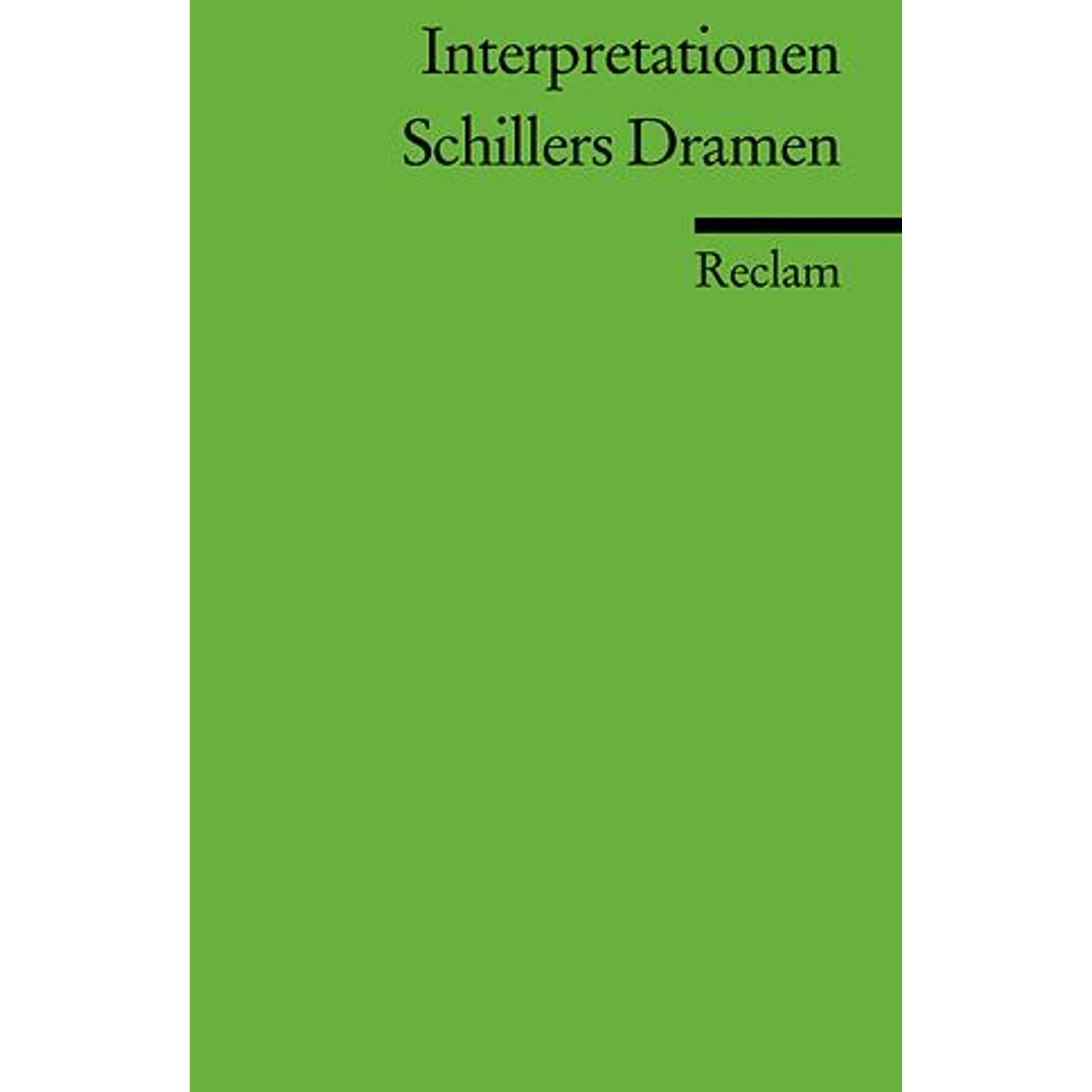 Interpretationen: Schillers Dramen, Schulbücher von Walter Hinderer