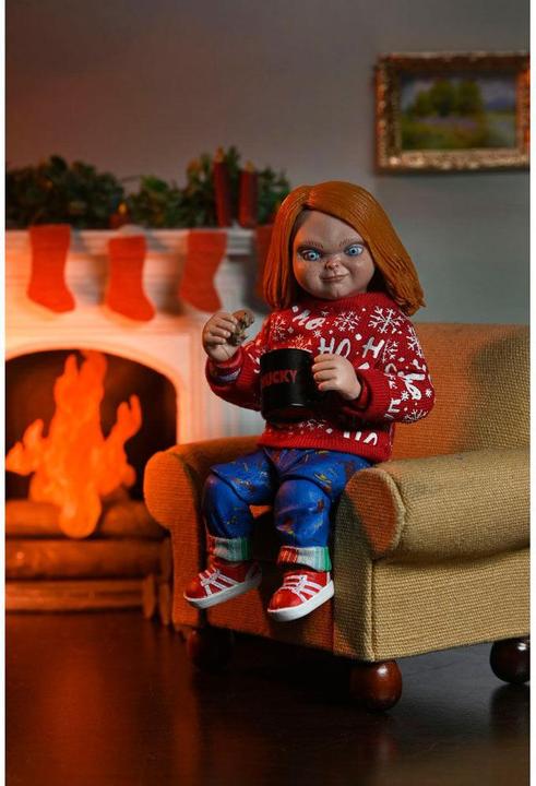 Produktbild Neca Chucky Die Mörderpuppe Actionfigur Ultimate Chucky (Holiday Edition) 18 cm