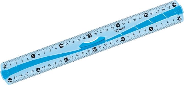 Produktbild Maped Flachlineal Flex, 300 mm, aus Kunststoff, mit Griff (30 cm)