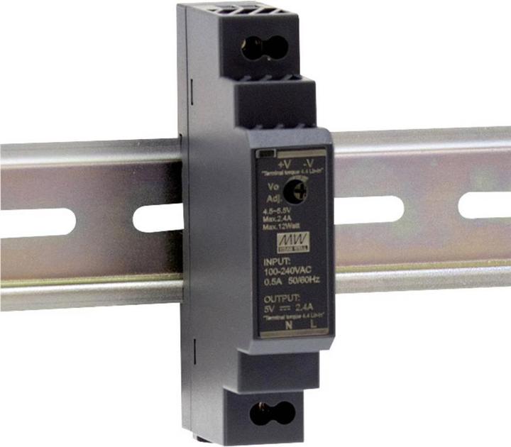 MeanWell DIN-Schienenmontage Single Output 1-Phase Leistung: 15W