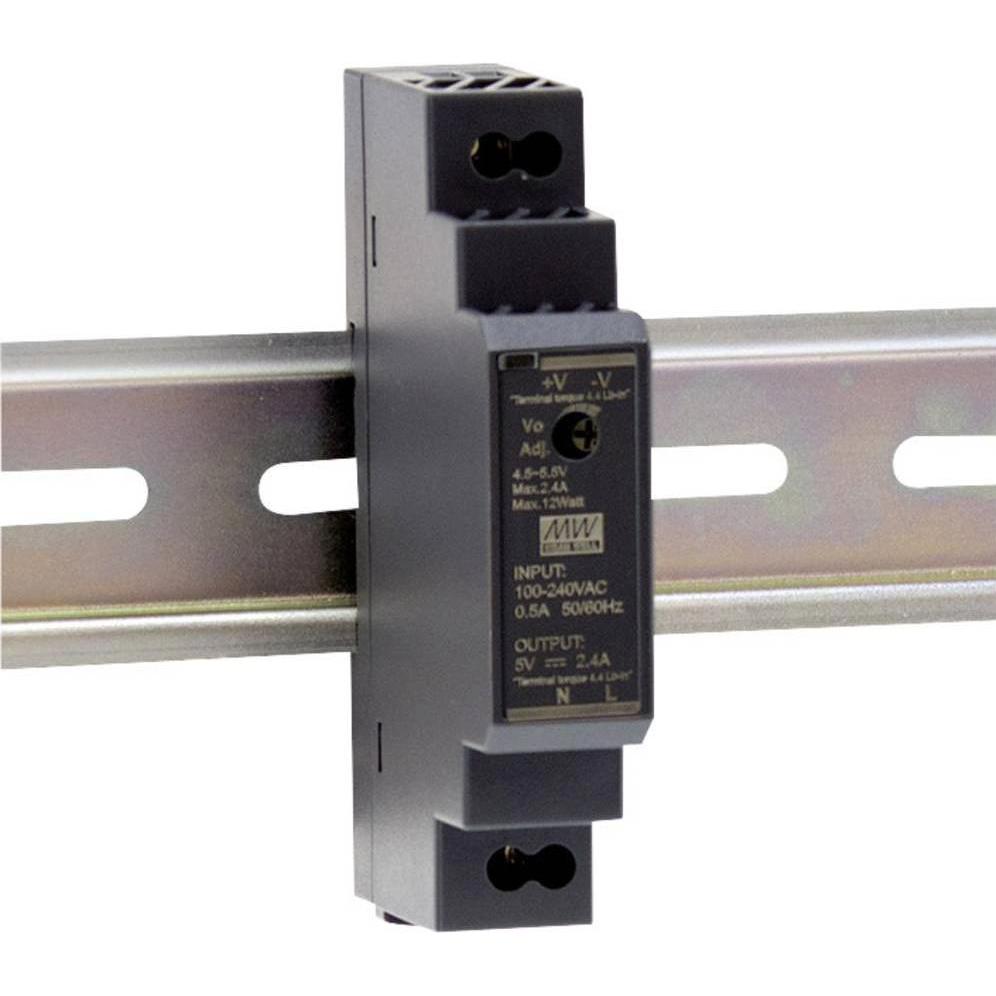 MeanWell, Systemstromversorgung, DIN-Schienenmontage Single Output 1-Phase Leistung: 15W