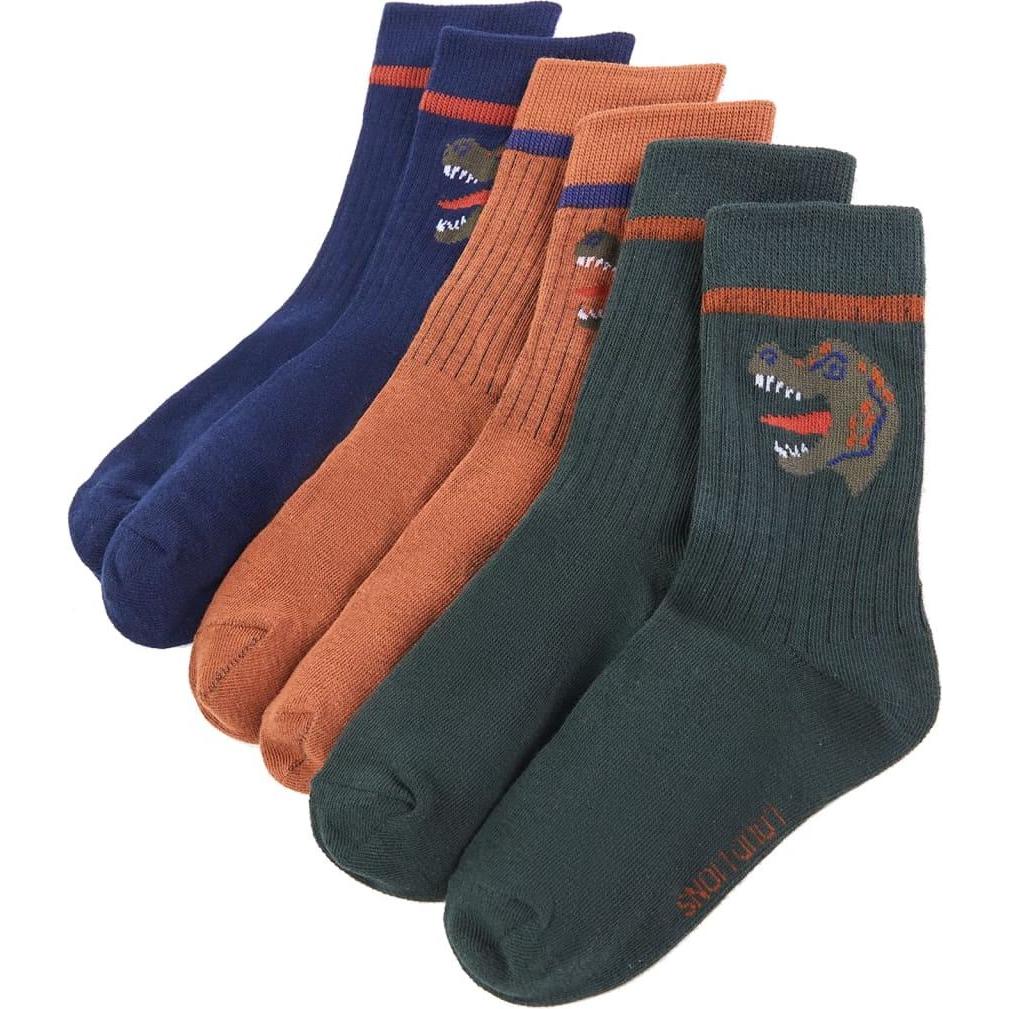 VidaXL, Jungen, Socken, Kindersocken 5 Paar EU 23-26,Material: 78 % Baumwolle. 20, Grün, Blau, Beige, (5er Pack, 23 - 26...
