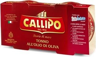 Actual product image Callipo Tuna olive oil tin Cluster 2x160g (320 g)