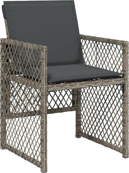 Immagine prodotto vidaXL Mobili da giardino set da pranzo set da giardino gruppo di sedute 13 pezzi in poly rattan grigio (330 cm)