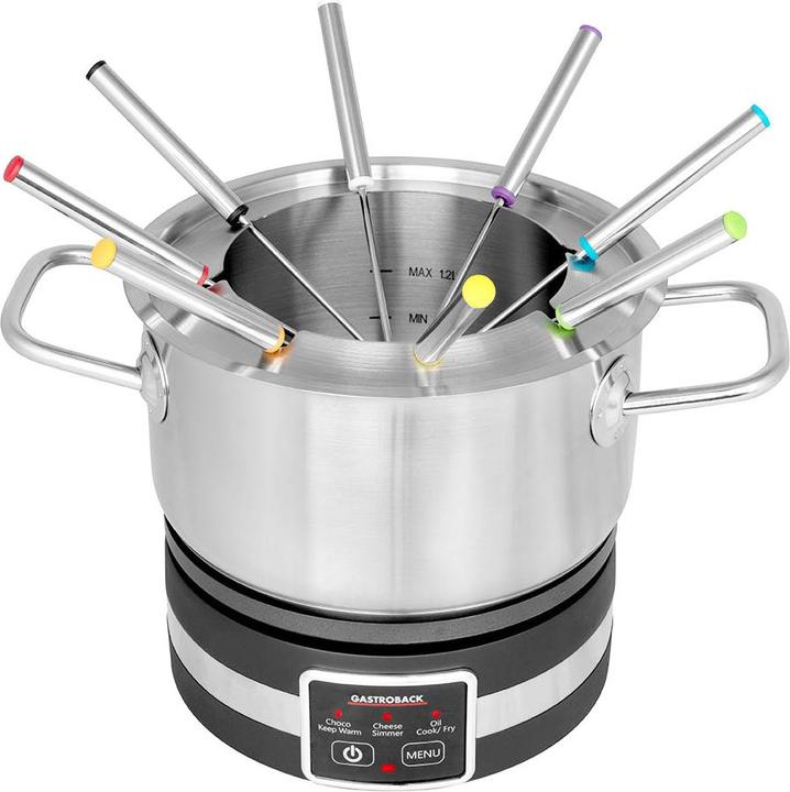 Produktbild Gastroback 42568 Fondue Multicook 4 in 1 (Käsefondue, Schokoladenfondue)